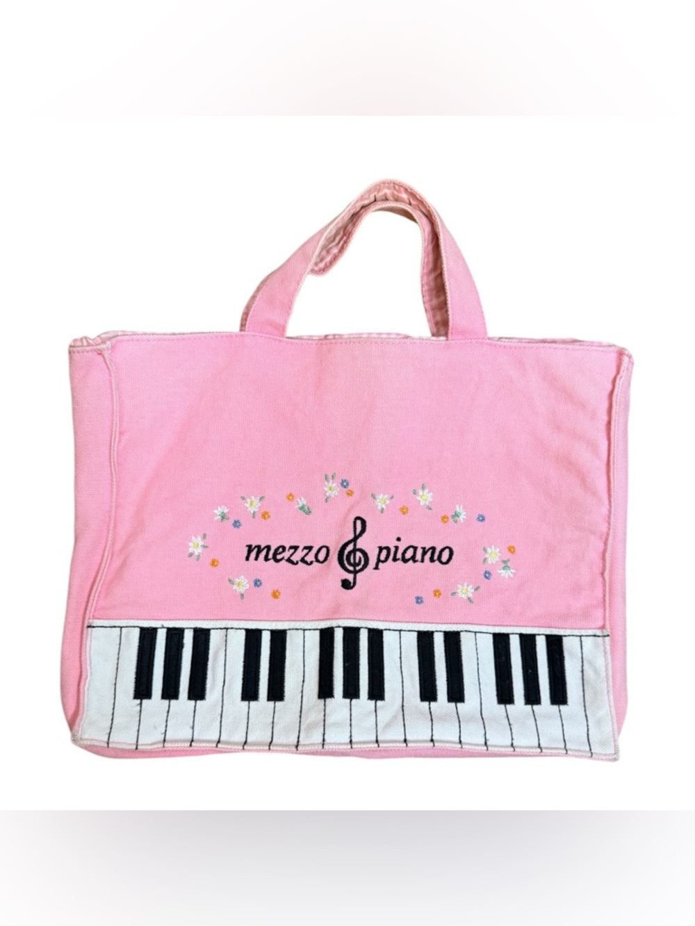 Mezzo Piano pink tote bag